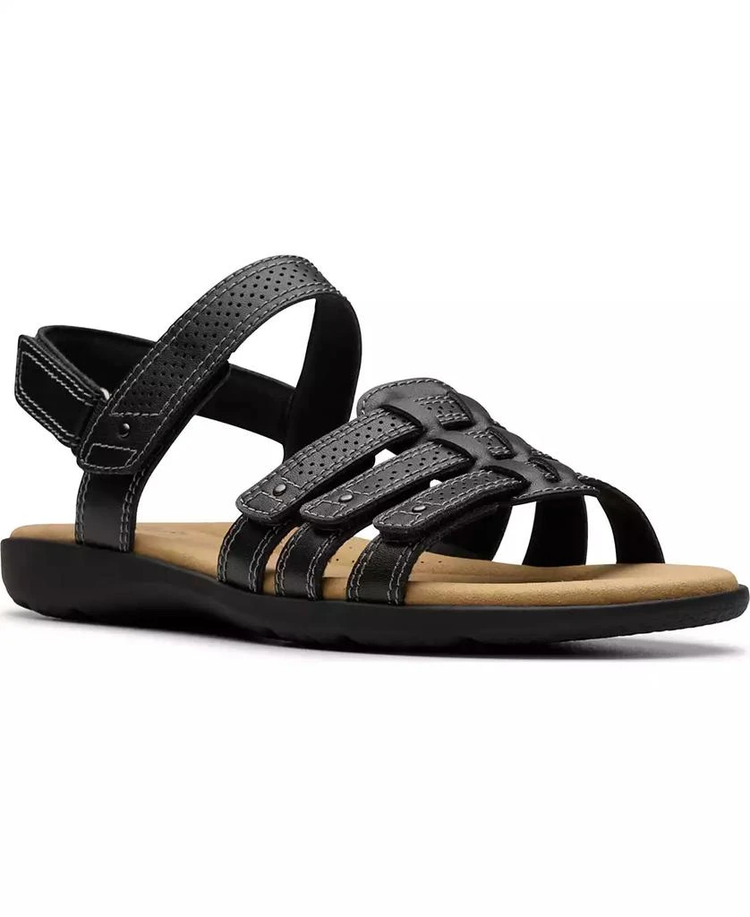 Clarks Collection Women's Elizabelle Kay Riptape Flat Sandals 1