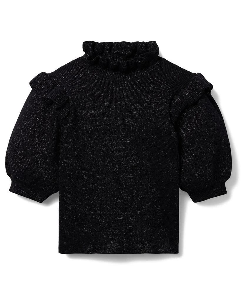 Janie and Jack Sparkle Puff Sleeve Sweater 1