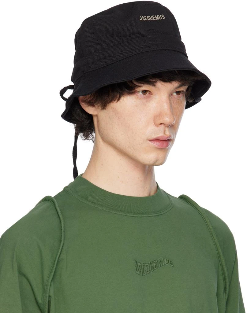 Jacquemus Black Les Classiques 'Le bob Gadjo' Bucket Hat 2