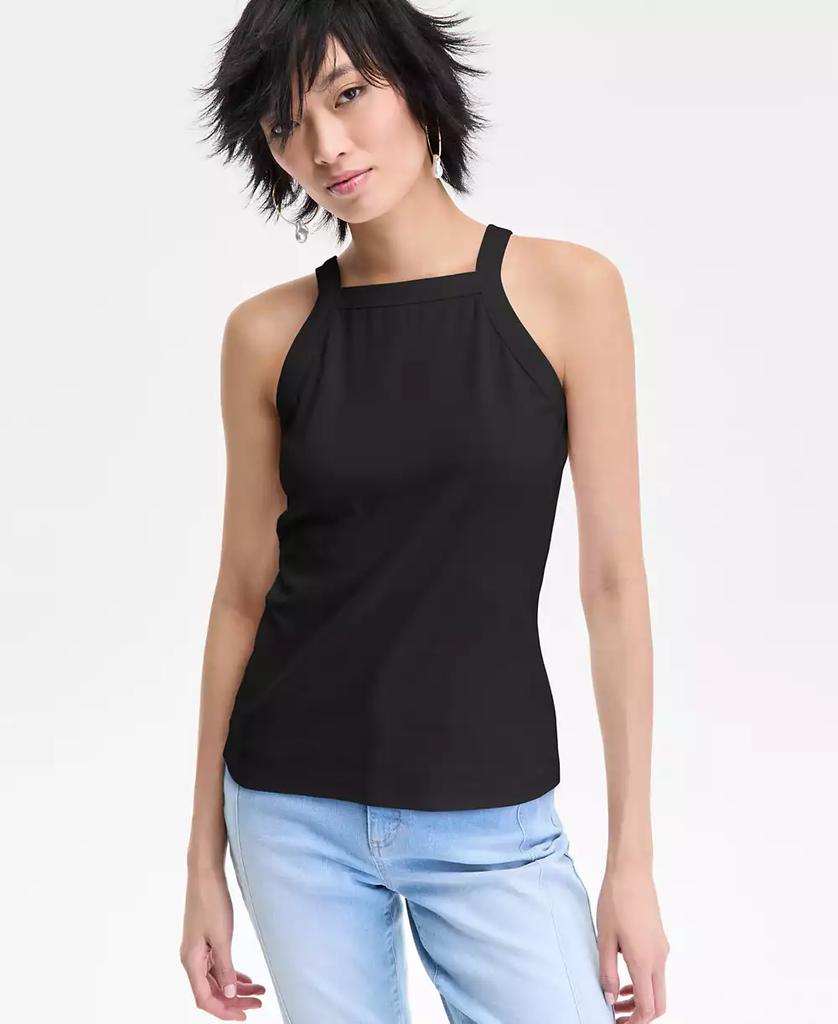 INC International Women's Halter-Neck Tank Top, Exclusively at Macy's