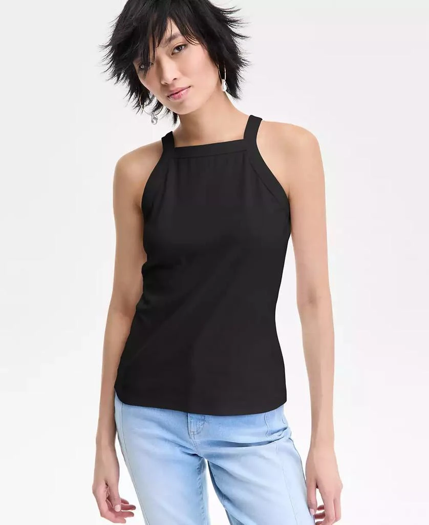 INC International Women's Halter-Neck Tank Top, Exclusively at Macy's 1