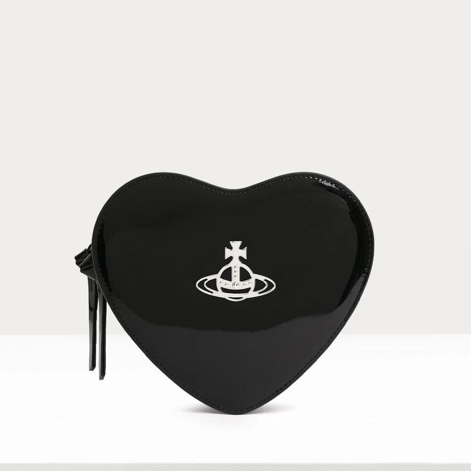 Vivienne Westwood Vivienne Westwood Louise Heart Patent Leather Crossbody Bag 1