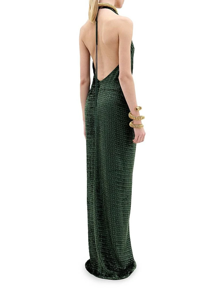 Silvia Tcherassi Torgiano Textured Knotted Halter Gown - Dresses & Skirts -  Compare Prices from 10+ Stores - Free Shipping - BeyondStyle