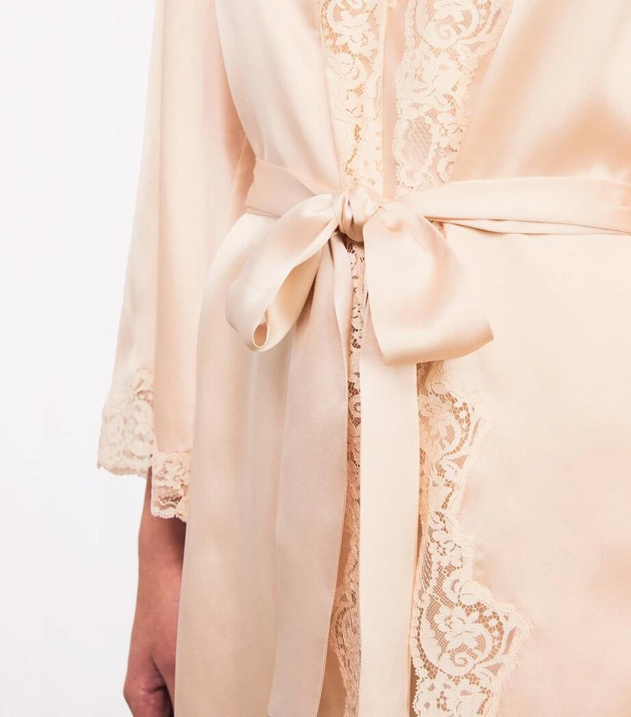 GILDA & PEARL Silk Short Robe 5