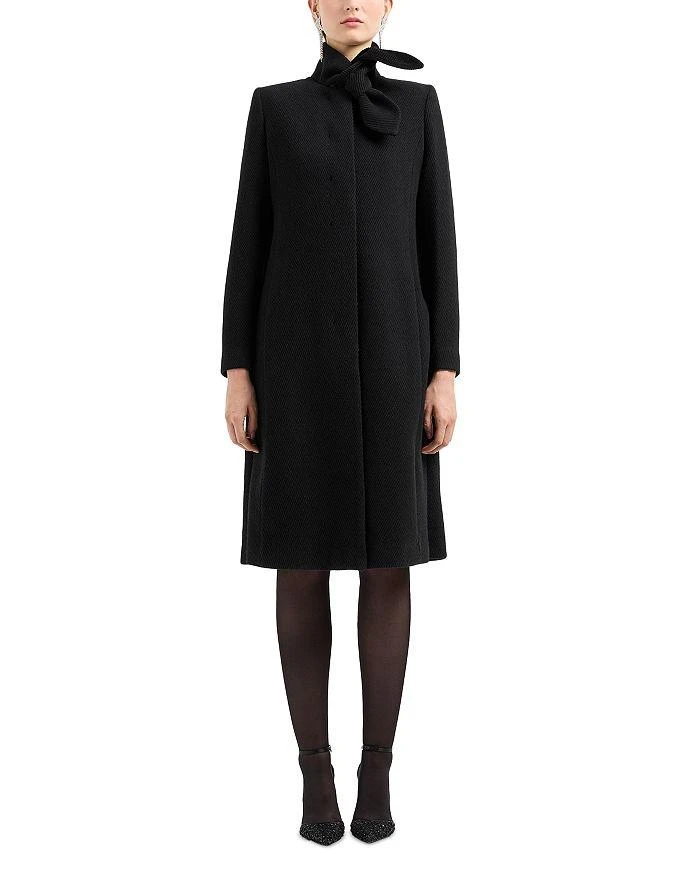 Emporio Armani Foulard Collar Coat 6