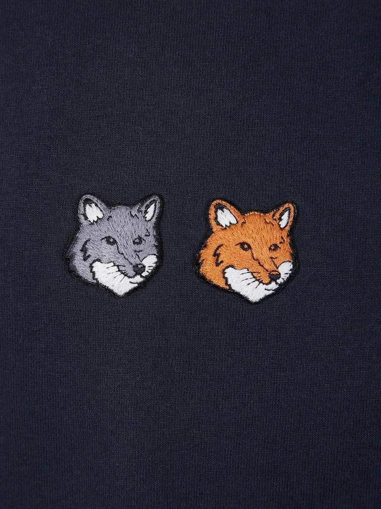Maison Kitsune Maison Kitsuné Fox Embroidered Crewneck T-Shirt 3