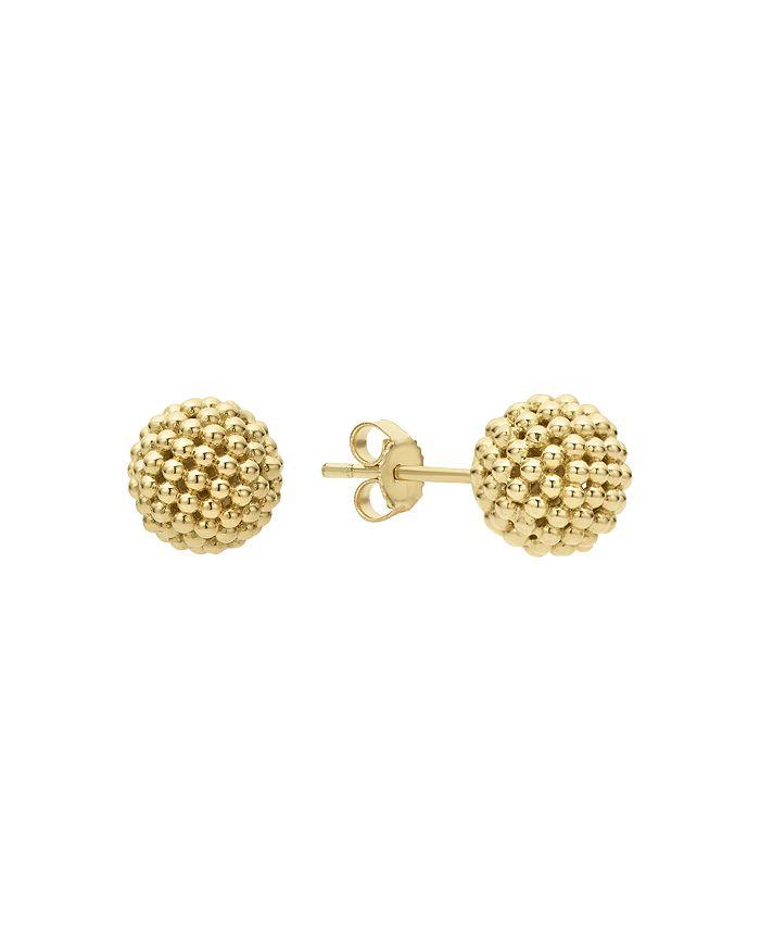 LAGOS Caviar Gold Collection 18K Gold Stud Earrings