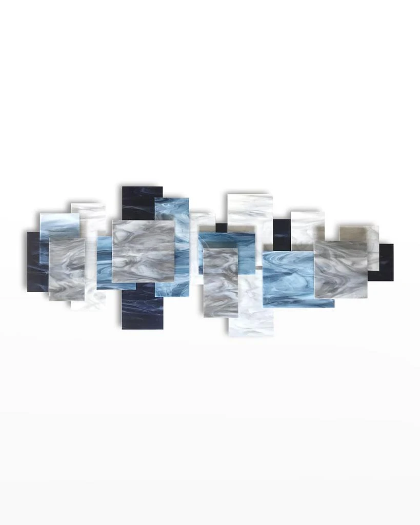 Karo Studios Glass and Metal Wall Sculpture