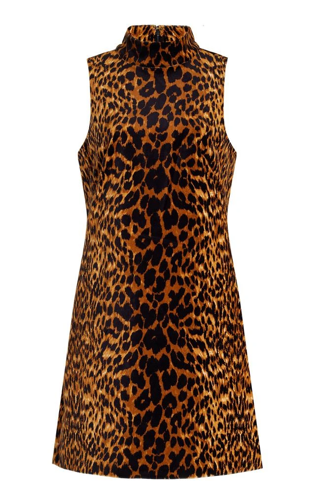 Cara Cara Cara Cara - Tay Animal-Print Cotton Mini Dress - Animal - S - Moda Operandi 1