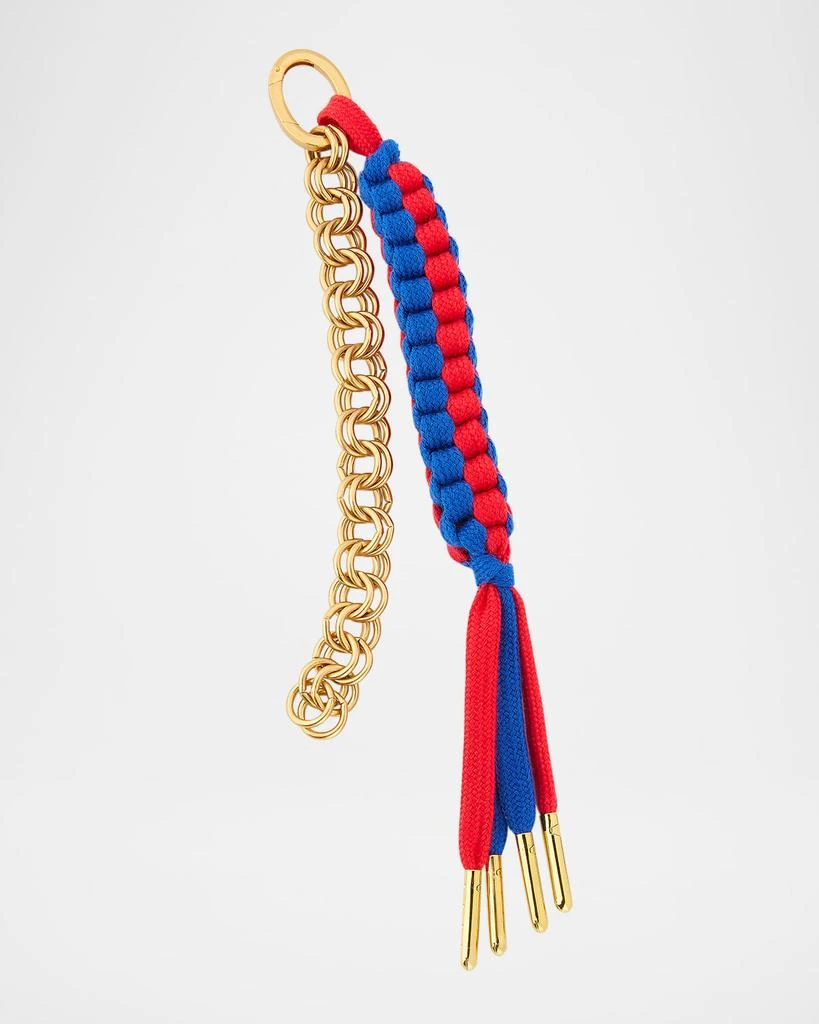 Golden Goose Braided Tassel Keychain 2