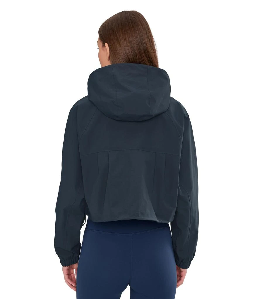 Beyond yoga Rain Or Shine Adjustable Hooded Rain Jacket 4