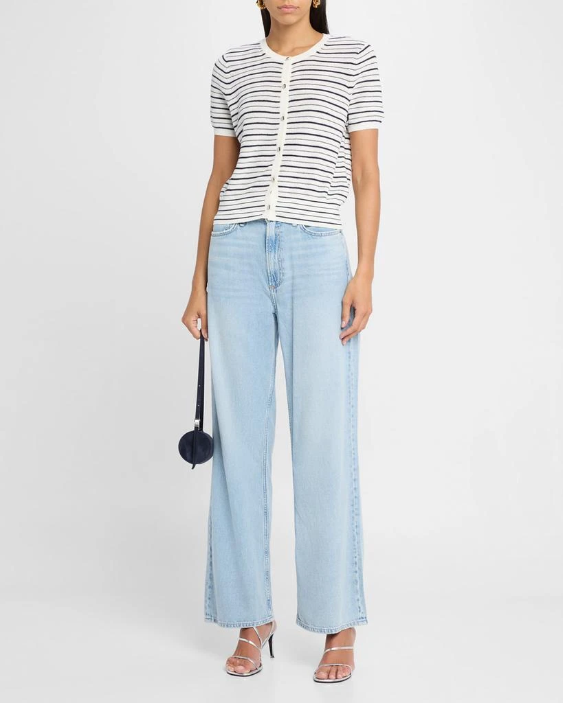 Rag & Bone Featherweight Logan Mid-Rise Wide Relaxed Jeans 2