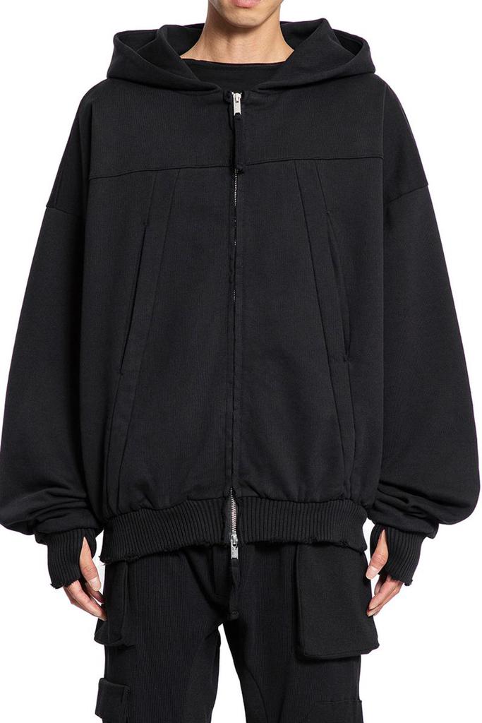 Thom Krom High Collar Sweater With Decorative Stitching - Hoodies