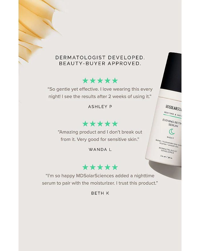 MDSolarSciences Evening Retinol Serum 1 oz. 4