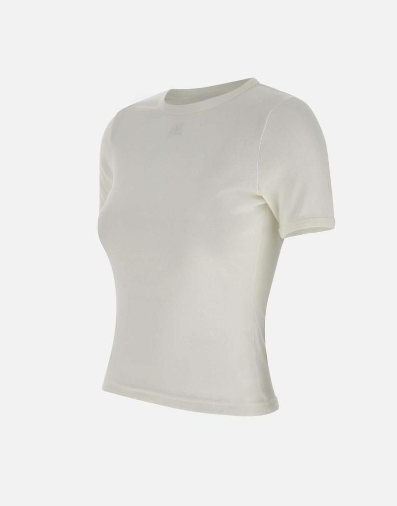 courreges "Signature contrast t-shirt"