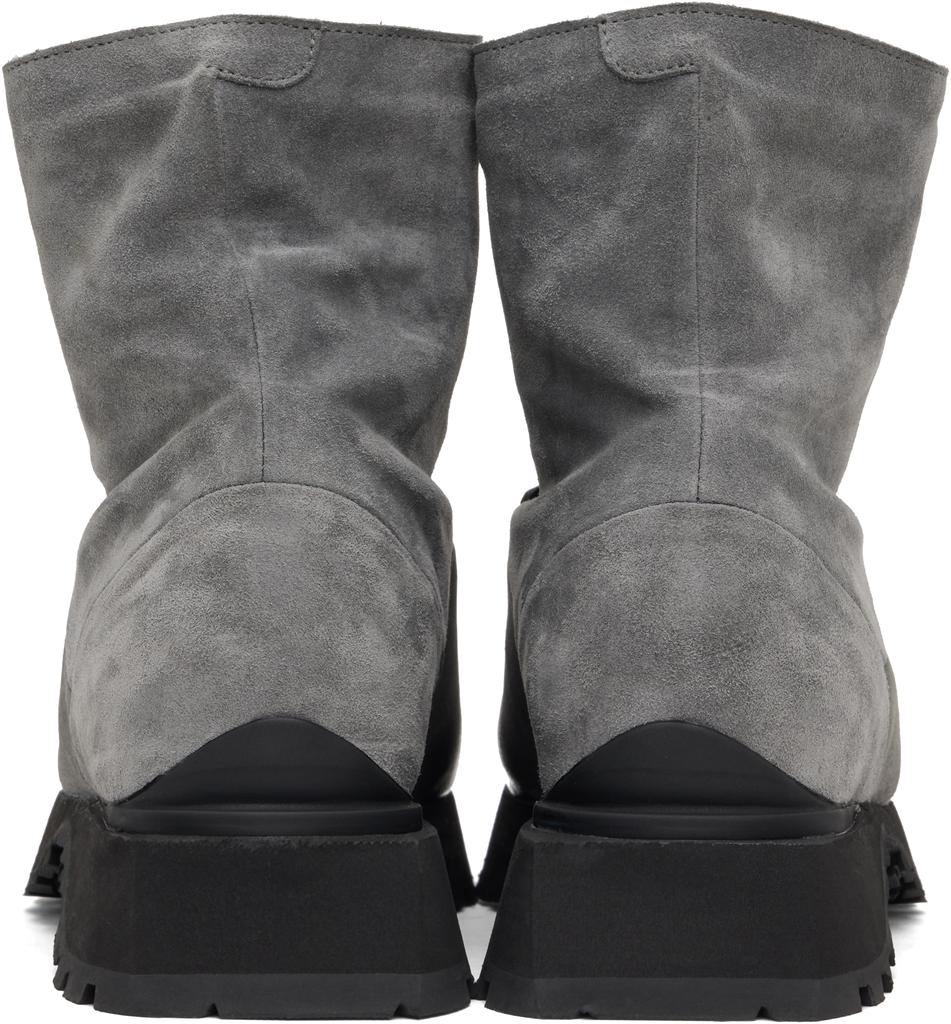 Demon Gray Poyana High Boots