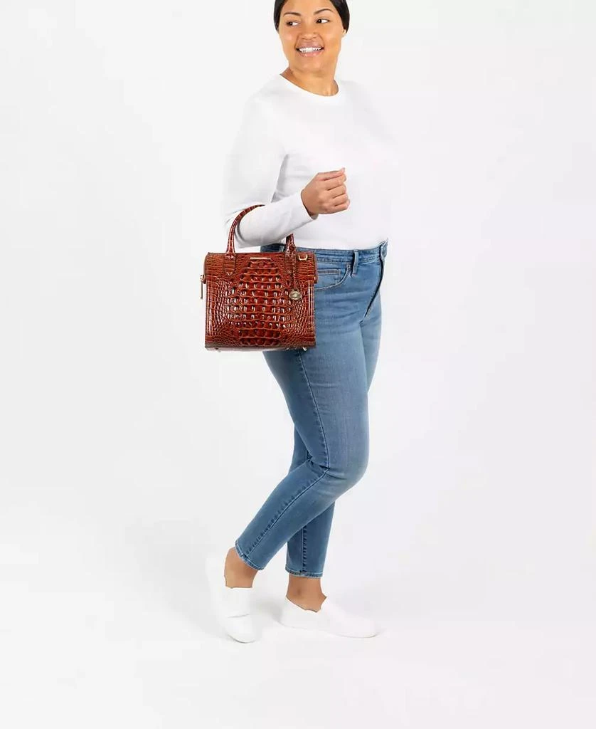 Brahmin Small Caroline Melbourne Leather Satchel 6