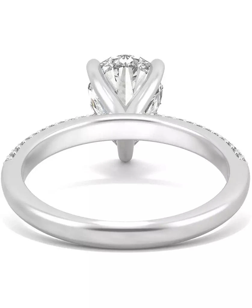 Charles 
Colvard Moissanite Pear Engagement Ring (2-3/8 ct. t.w. DEW) in 14k White Gold 5