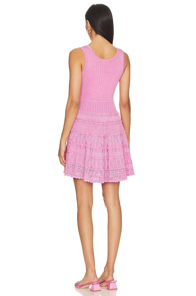 LOVESHACKFANCY Diandra Dress In Pink Moscato 3