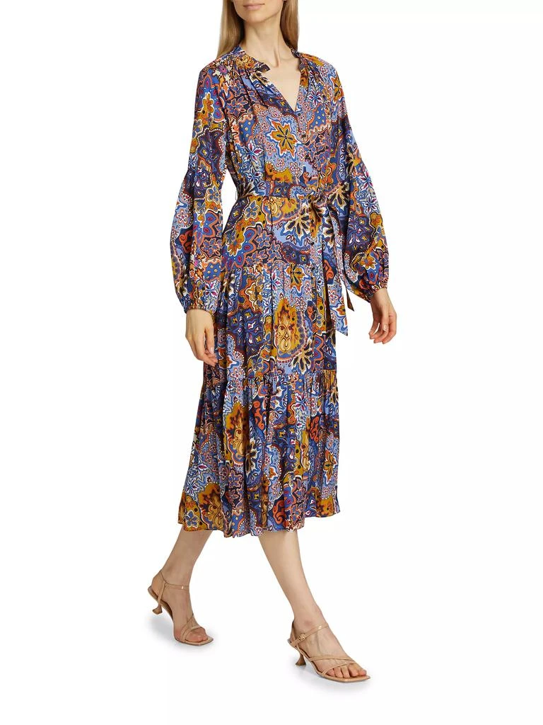 Tahari The Sienna Paisley Silk Dress 2