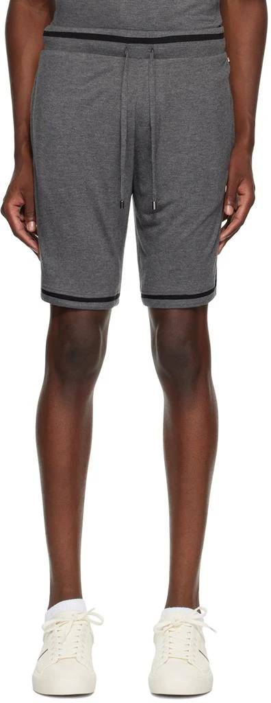 Hugo Boss Gray Drawstring Shorts 1