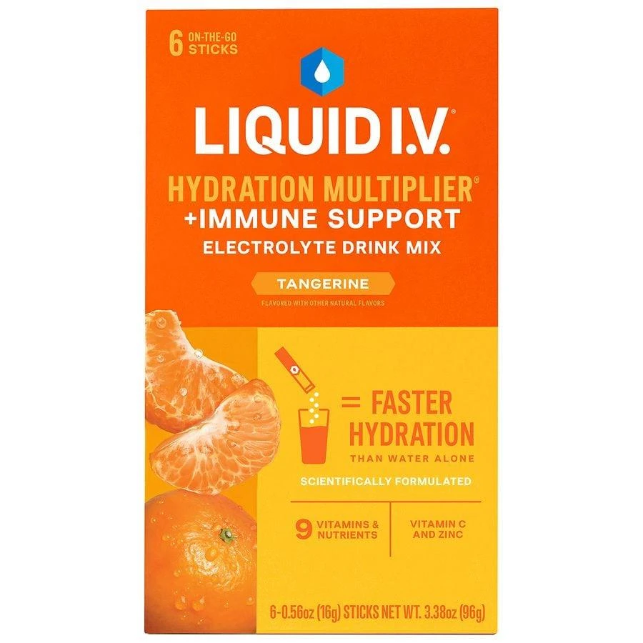 Liquid I.V. Immune Support Drink Mix Tangerine, 6ct 1