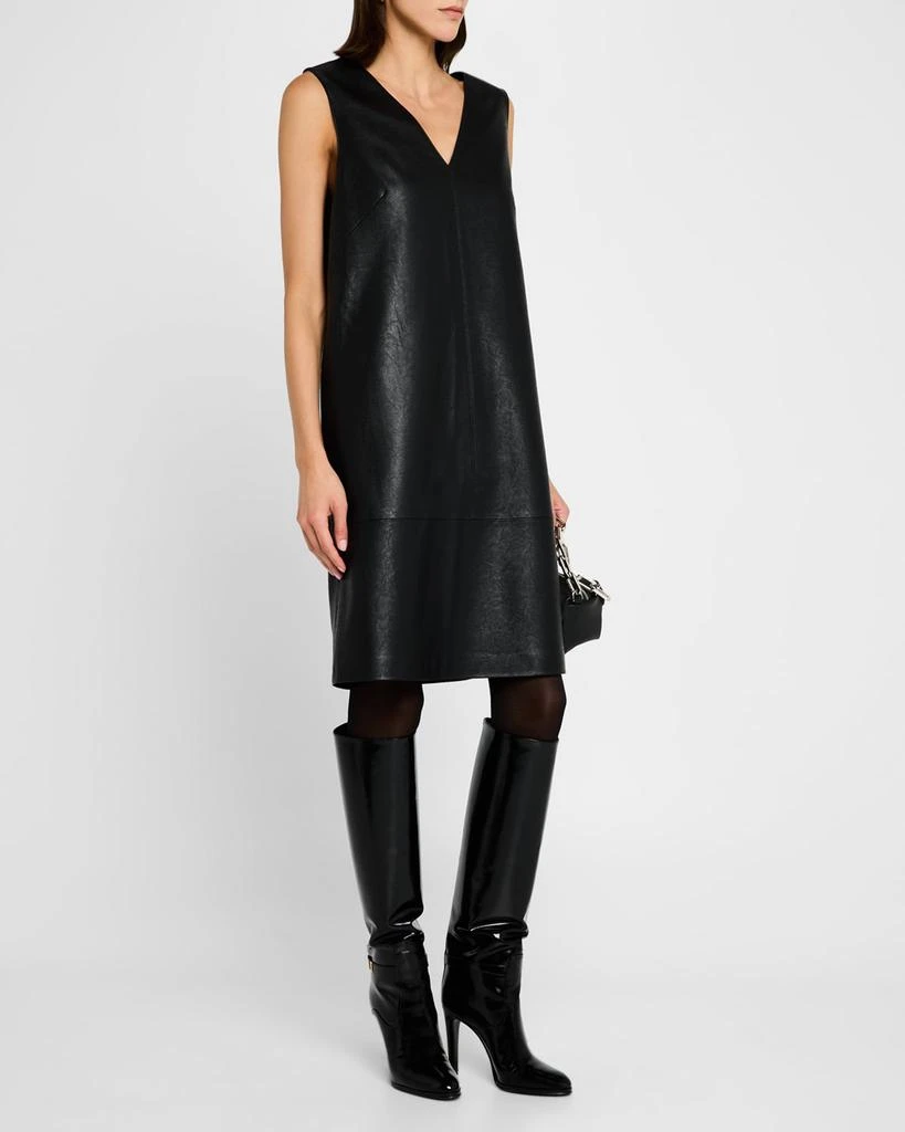 Kobi Halperin Graylen Sleeveless Vegan Leather Dress 4