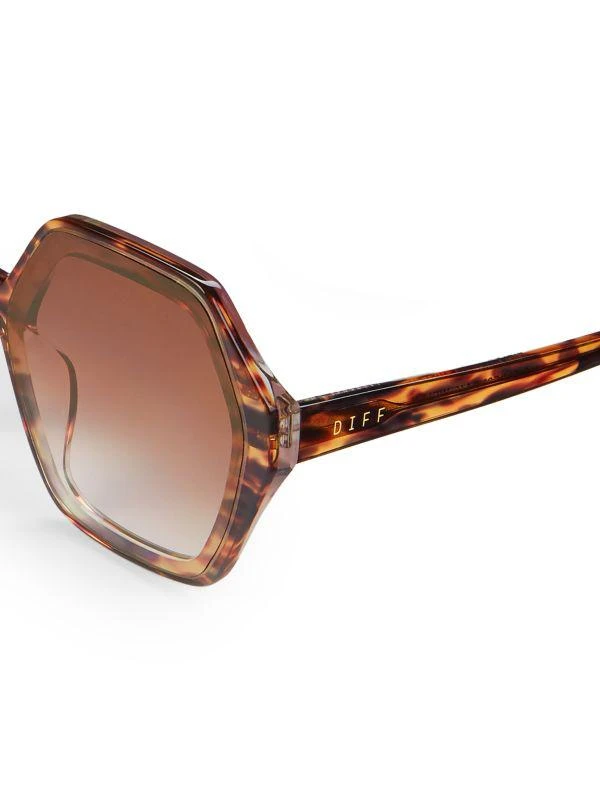 DIFF Eyewear Gigi 60MM Geometric Sunglasses 3