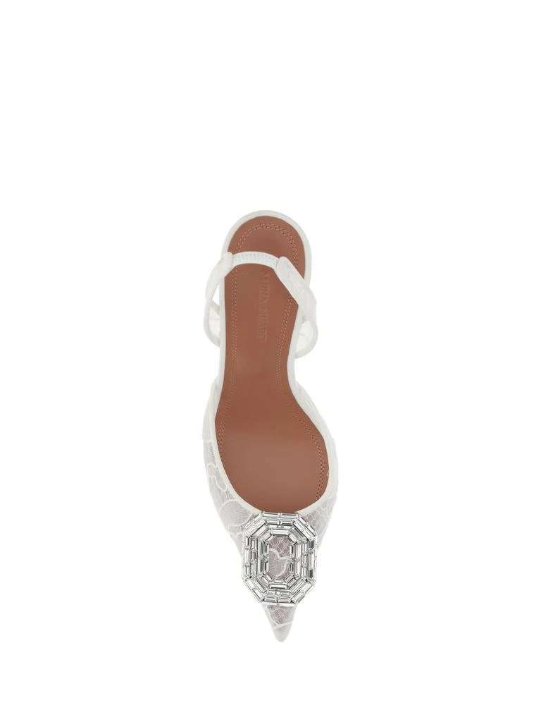 Amina Muaddi Camelia slingback lace Pumps 4