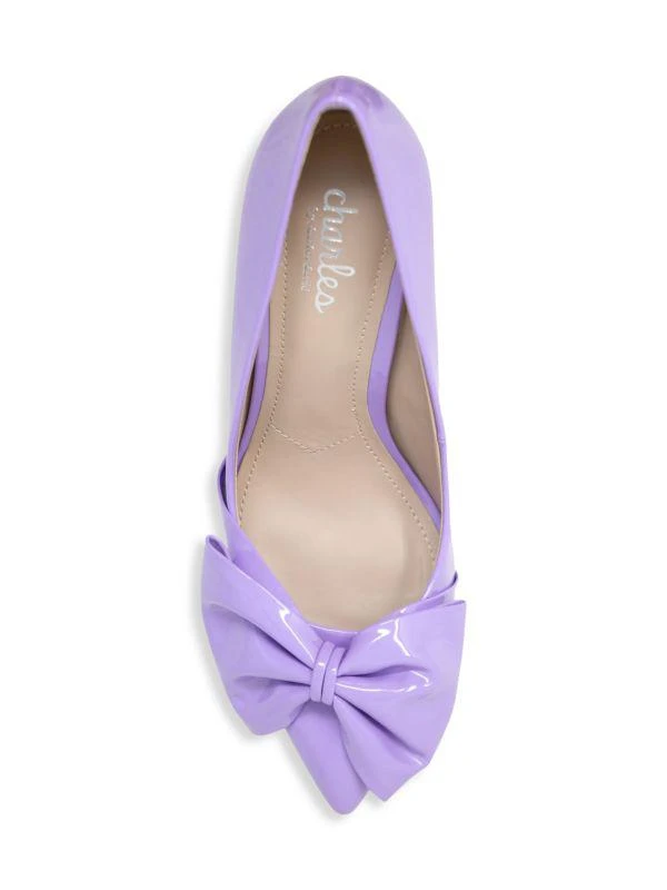 Charles David Isadore Bow Stiletto Pumps 4