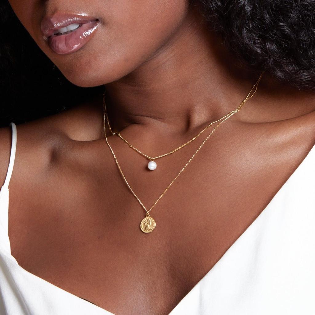 Orelia LUXE LUXE Coin Necklace
