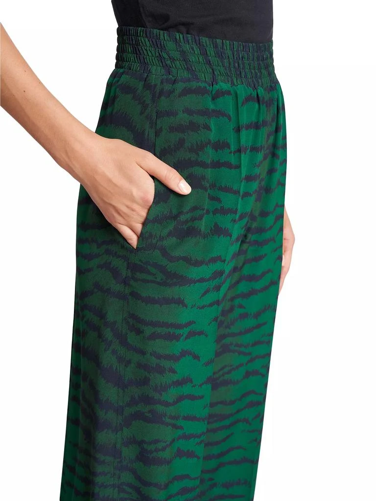 Victoria Beckham Printed Elasticized Trousers 6
