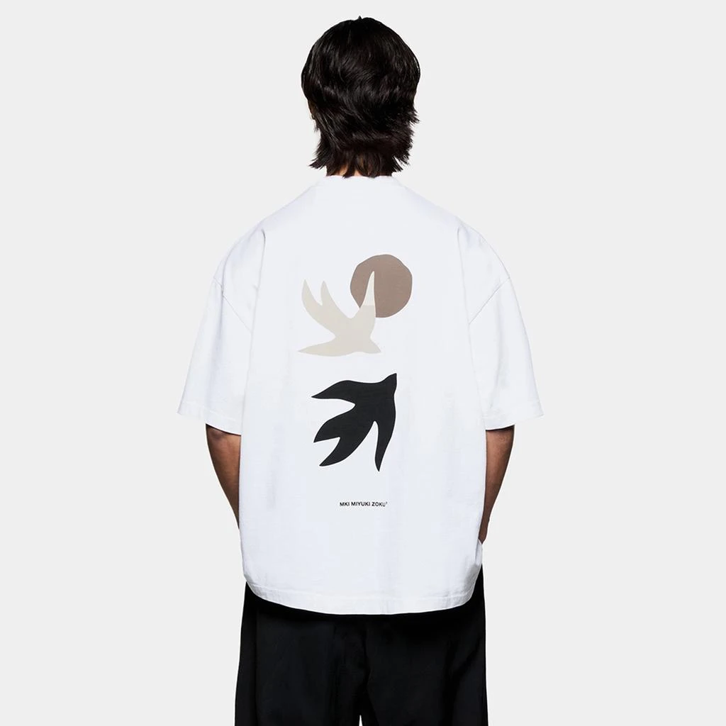 MKI Miyuki Zoku MIYUKI ZOKU Swallow Cotton-Jersey T-Shirt 3