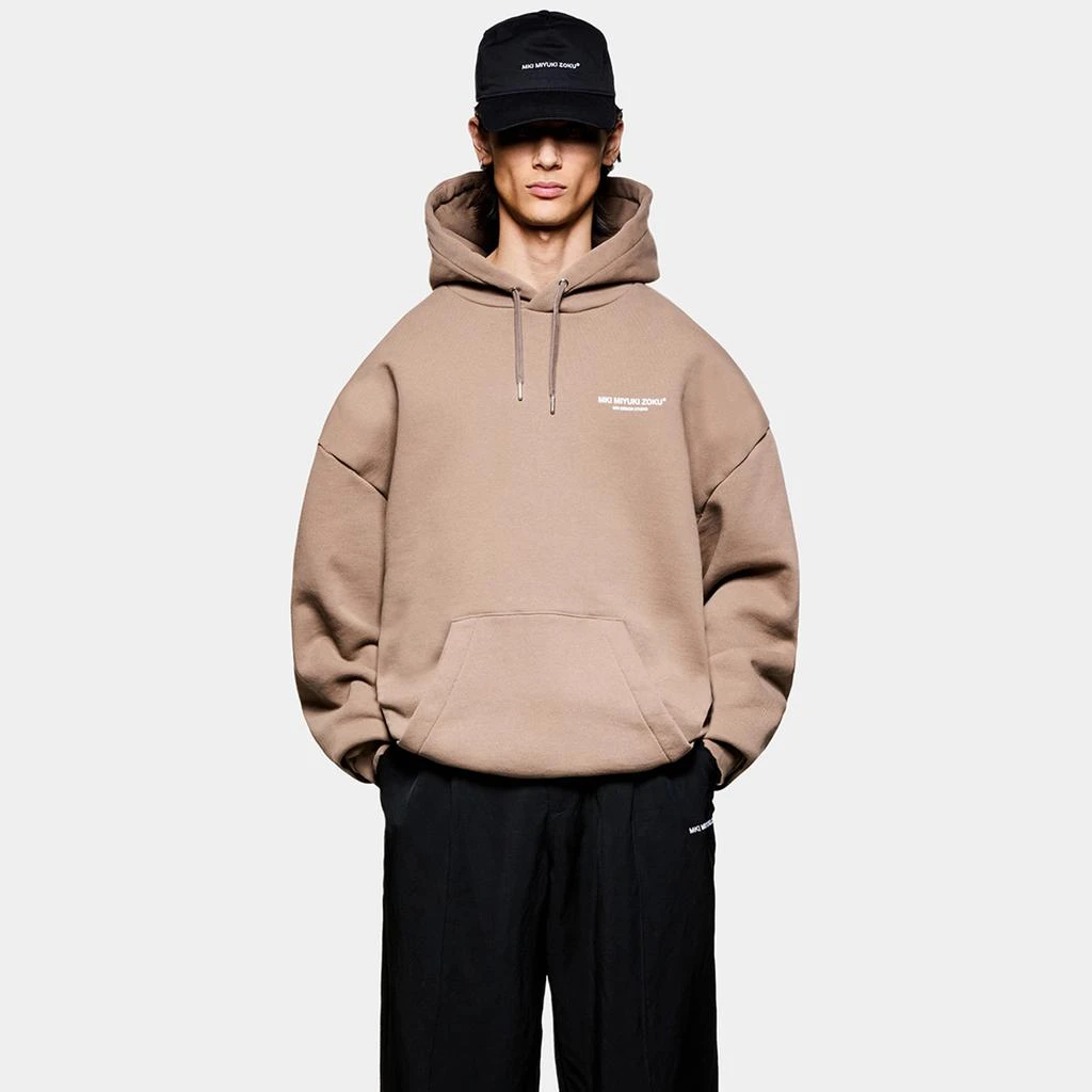 MKI Miyuki Zoku MIYUKI ZOKU Design Studio Loopback Cotton-Blend Hoodie 3