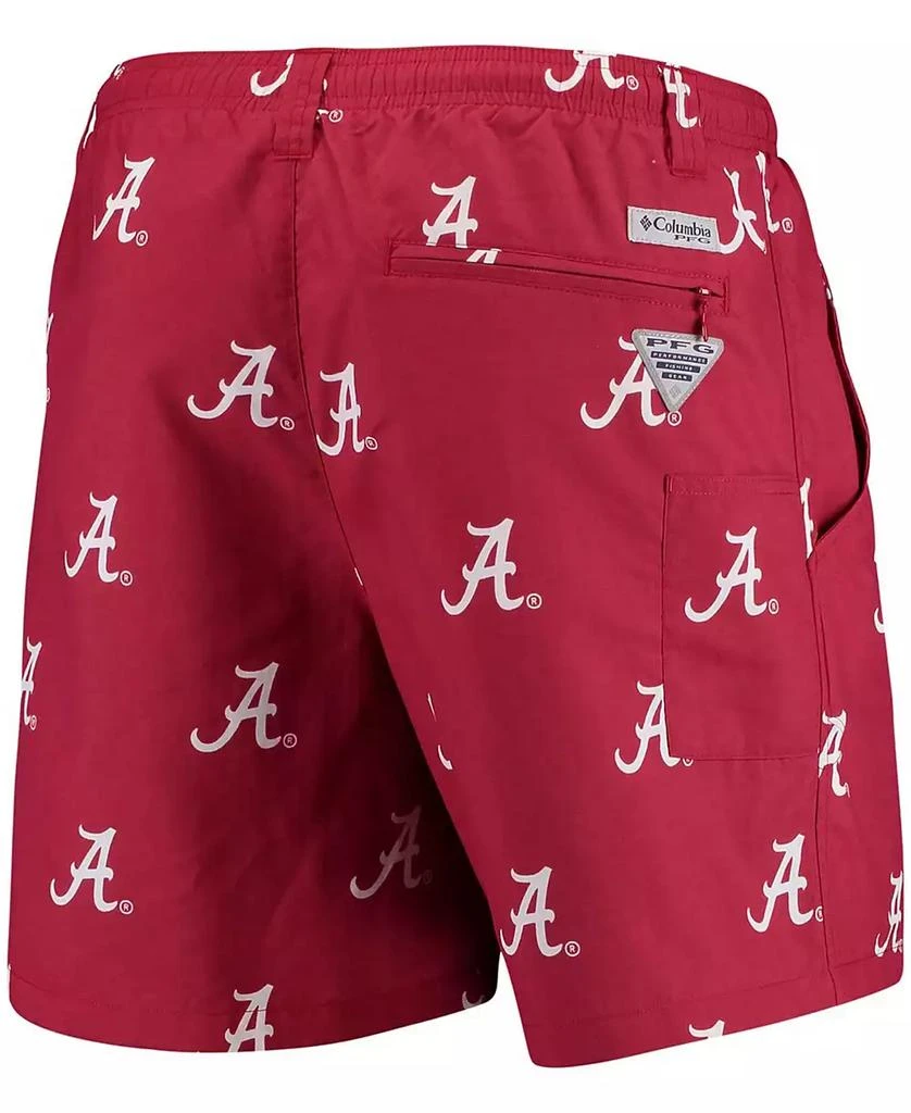 Columbia Men's Crimson Alabama Crimson Tide Backcast II Omni-Shade Hybrid Shorts 2