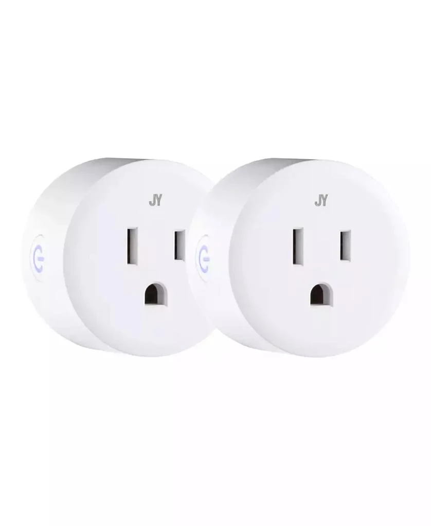 Jonathan Y Smart Plug - Wi-Fi Remote App Control for Lights Appliances, Set of 2 1