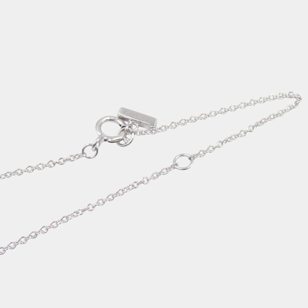 Tiffany & Co. Tiffany & Co. Turquoise Circle Pendant Necklace 18k White Gold Blue Metal 7