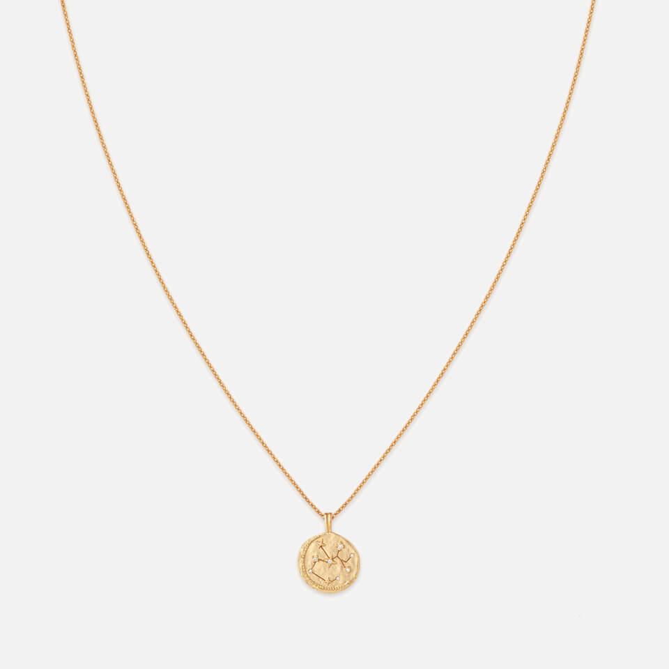 ASTRID & MIYU Astrid & Miyu Sagittarius Zodiac 18-Karat Gold-Plated Necklace