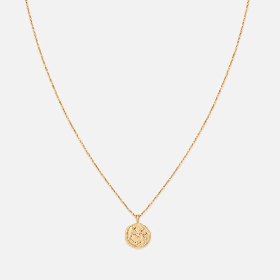 ASTRID & MIYU Astrid & Miyu Sagittarius Zodiac 18-Karat Gold-Plated Necklace 1