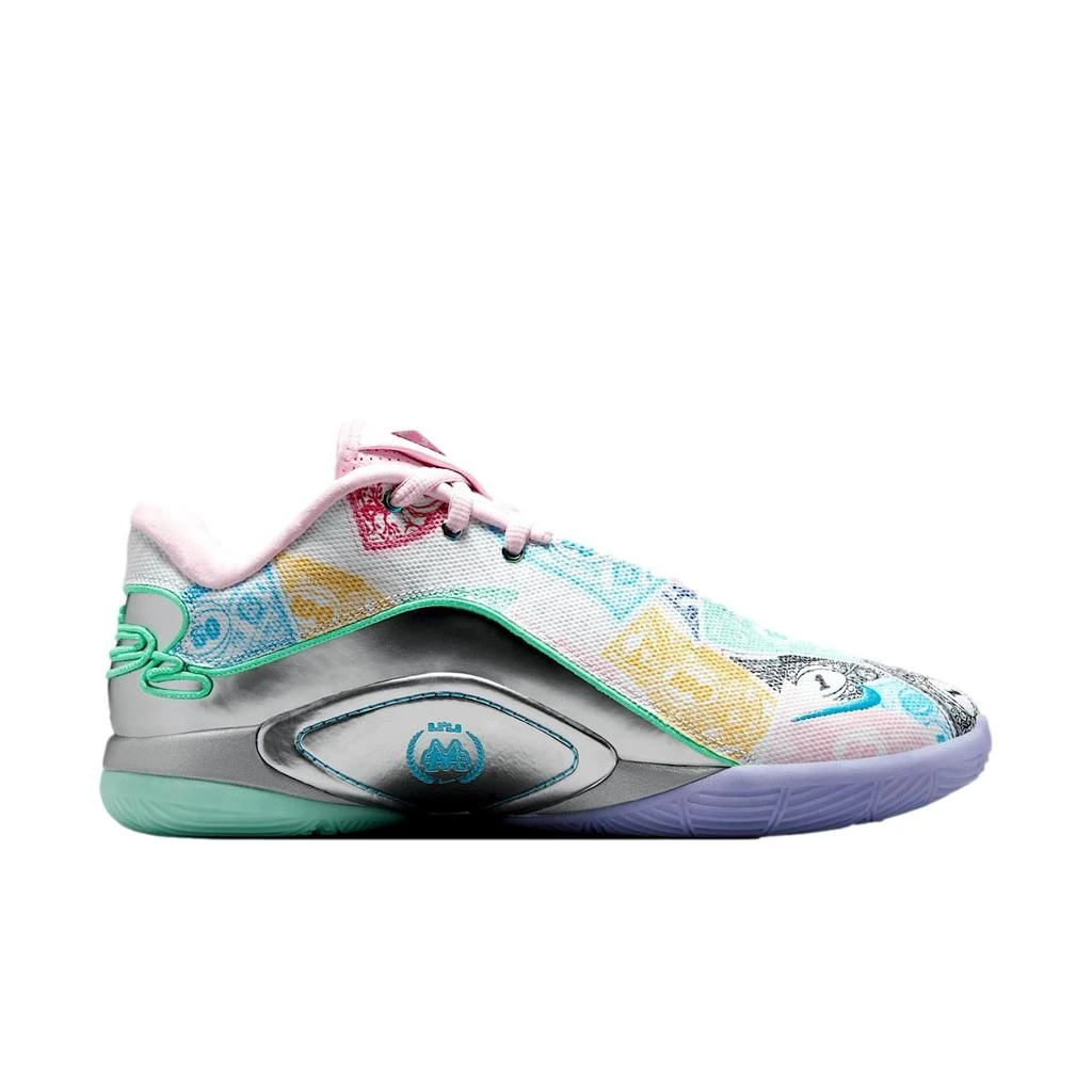 NIKE Lebron XXII QS White / Green Glow / Baltic Blue  FZ1097-100 Men's 3