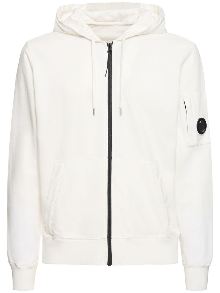C.P. Company Light Fleece Cotton Zip Hoodie