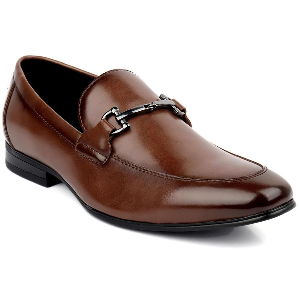 Alfani Otis Mens Faux Leather Slip-On Loafers 2