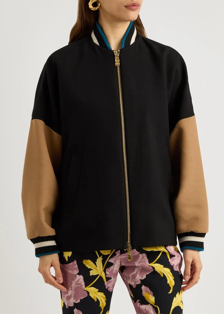 LA DOUBLE J Brooklyn wool-blend bomber jacket 2