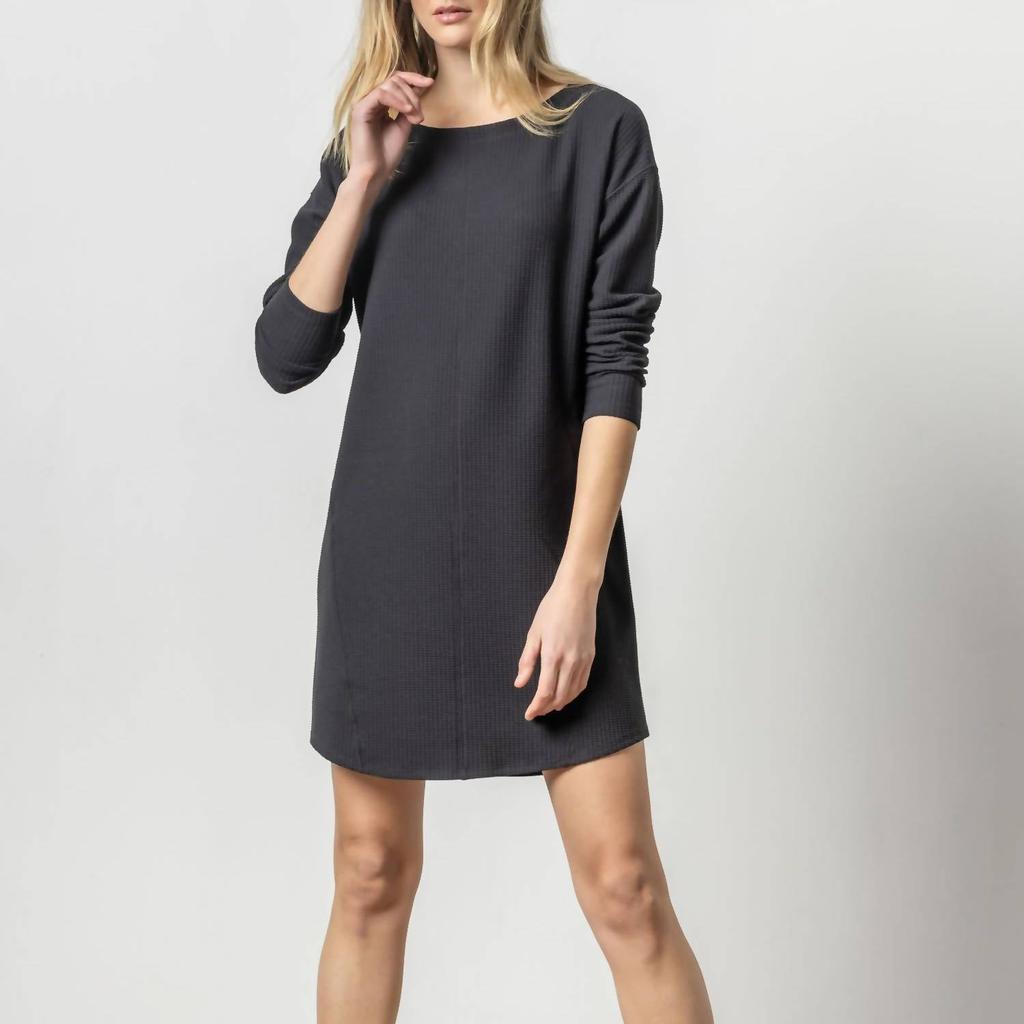 Lilla P Lilla P - Seamed Boatneck Dress