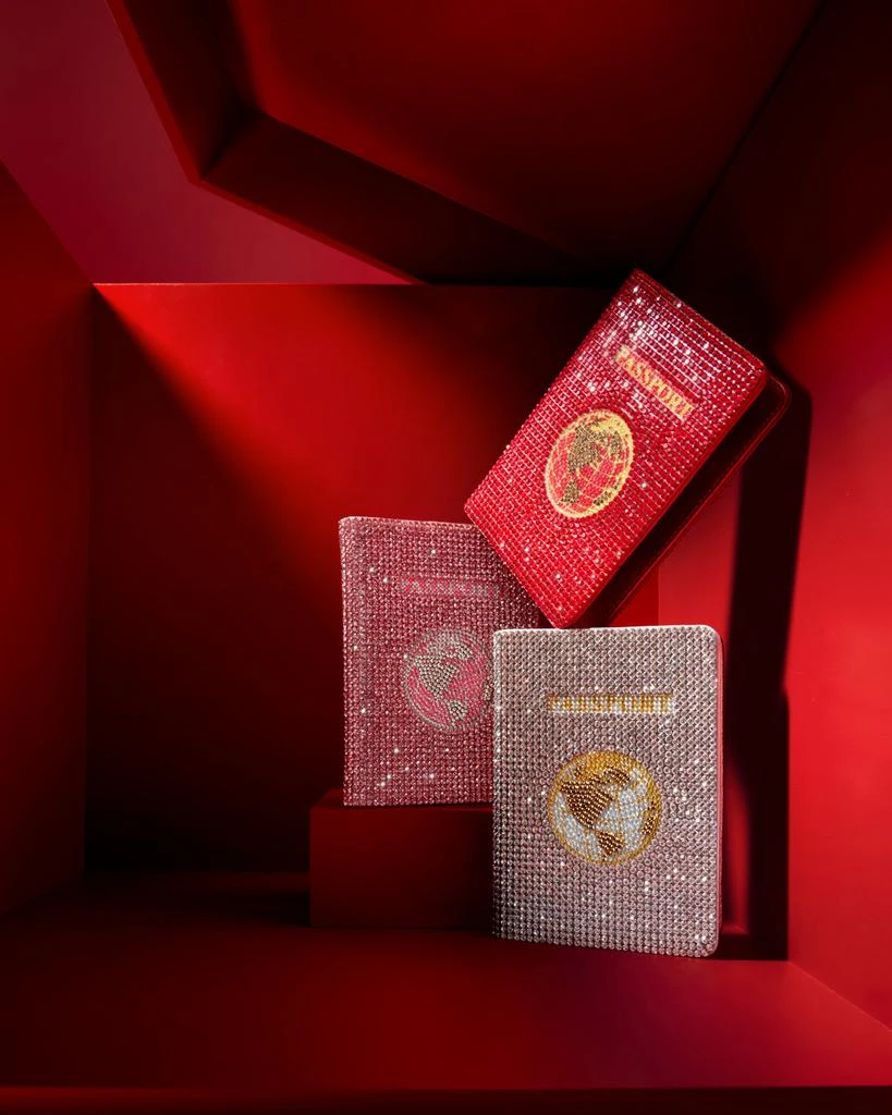Judith Leiber Allover Crystal Passport Holder 2