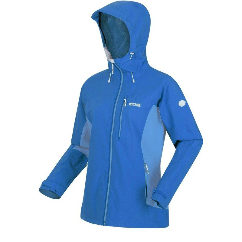 Regatta Womens/Ladies Highton Stretch III Waterproof Jacket Lapis Blue/Sonic Blue 2