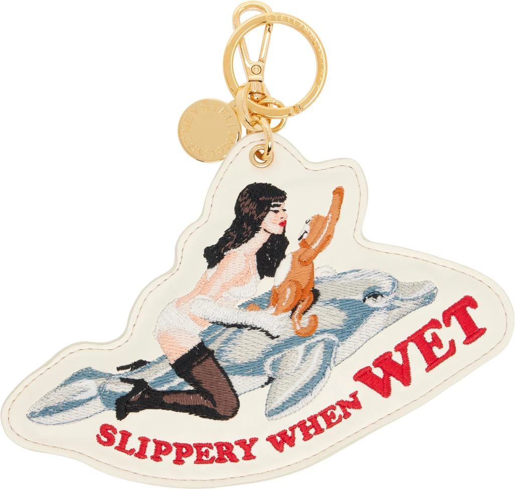 Stella McCartney White Jeff Koons Edition 
Slippery When Wet
 Keychain