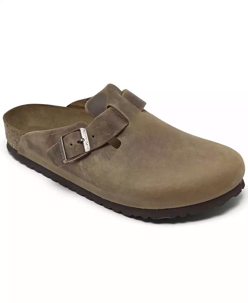 Birkenstock Men's Oiled Leather Boston Clogs from Finish Line