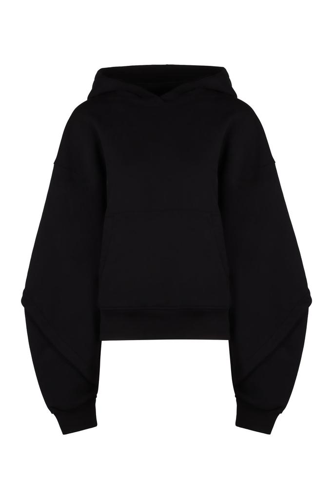 【関税込み】Mugler ブラック Sculptured Scuba ジャケット Mugler Black Sculptured Scuba Jacket Mugler