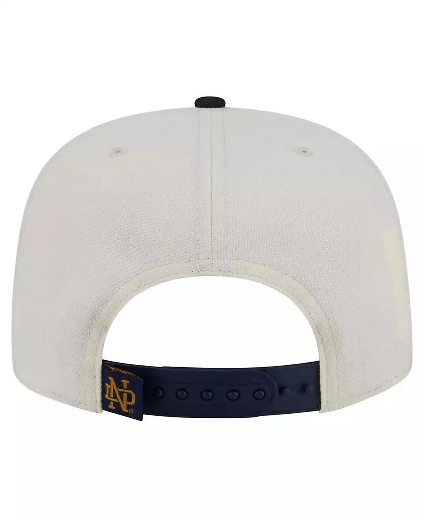 New Era Men's White Notre Dame Fighting Irish Collegiate 9FIFTY A-Frame Snapback Hat 4